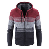 Cardigan Sweater for Men Color Matching Knitted Warm Autumn Winter Jacket Men Clothing Jersey Hombre