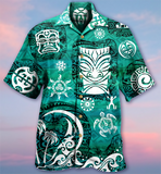 Foesce Loose Breathable 3d Print Trendy Cool Fashion Hawaiian Shirts Beach Party Tops Short Sleeves Summer Men's Shirts