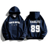 Foesce Tokio Hotel Unisex Cotton Hoodie Kaulitz Fashion Band Luxury Hooded Sweatshirt Plain Spring Autumn Print Men Women Pullover