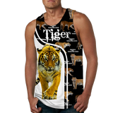 Summer Fashion Top/ Shorts/2PC Sets Cool Tiger Print Tank Tops Mens Vest Sportwear Tracksuits Men's Clothing